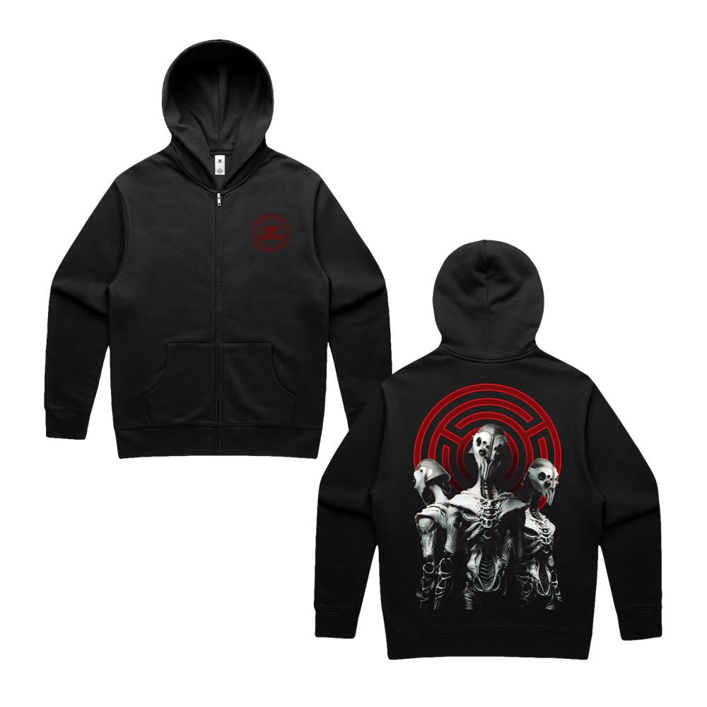 Legion Trio Zip Hoodie - Black